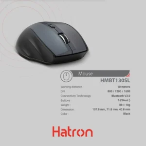ماوس بی سیم هترون مدل HMBT130SL
